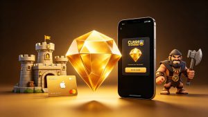 部落冲突国际服Clash of Clans充值教程：苹果礼品卡安全充值宝石攻略